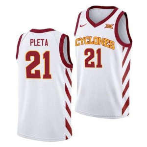Exclusive Dominykas Pleta #21 White Men's NCAA Replica Basketball Jersey | Cyclones Gameday Essential 99y540Q7