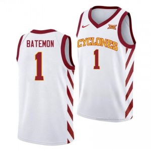 Jamarion Batemon #1 White Jersey | Iowa State Cyclones High School Iconic Men's Hoops Uniform 224wLkS3