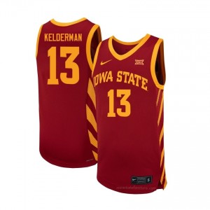 Cade Kelderman #13 Iowa State Cyclones Cardinal Men's Basketball University Jersey | Elite 2025 Collection 148w3RY5