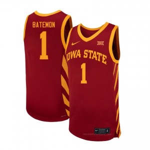 Jamarion Batemon #1 Iowa State Cardinal Men's Basketball University Jersey | Elite 2025 Collection 20Yqtq7A