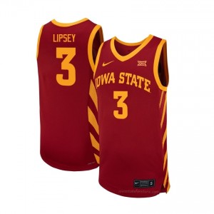 Tamin Lipsey #3 Cardinal Jersey | ISU Cyclones High School Iconic Men's Hoops Uniform 15480844