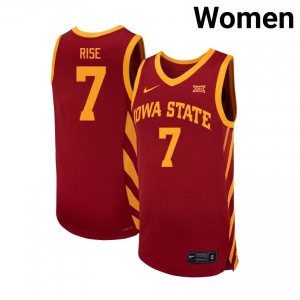Anthony Rise #7 Iowa State Cardinal Women's Basketball University Jersey | Elite 2025 Collection 3176m2oq