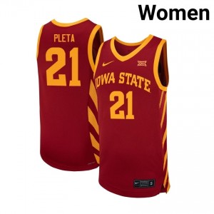 Dominykas Pleta #21 Cyclones Cardinal Women's Basketball University Jersey | Elite 2025 Collection 83S60C22