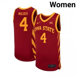 Eric Mulder #4 Cardinal Jersey | ISU Cyclones High School Iconic Women's Hoops Uniform 887E2124