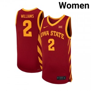 Mason Williams #2 ISU Cyclones Cardinal Women's Basketball University Jersey | Elite 2025 Collection 85l774N8