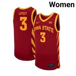 #3 Tamin Lipsey Cardinal Cyclones Women's Player Basketball Jersey | Fan Pride Edition 76Y8L72I